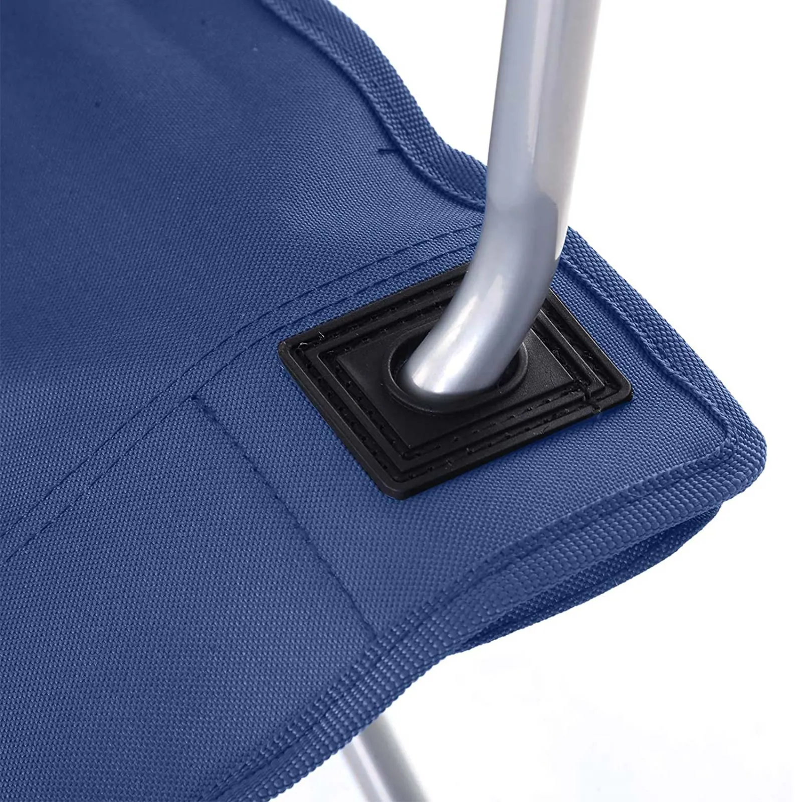Rootz Camping Chair Set - Portable Outdoor Seating - Folding Chairs - Comfort & Convenience - 84cm x 52cm x 81cm - Dark Blue