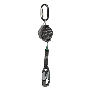 Safewaze 018-5009 Latitude Pro 7' Single Web SRL-P, Triple Lock Carabiner, 1 Each