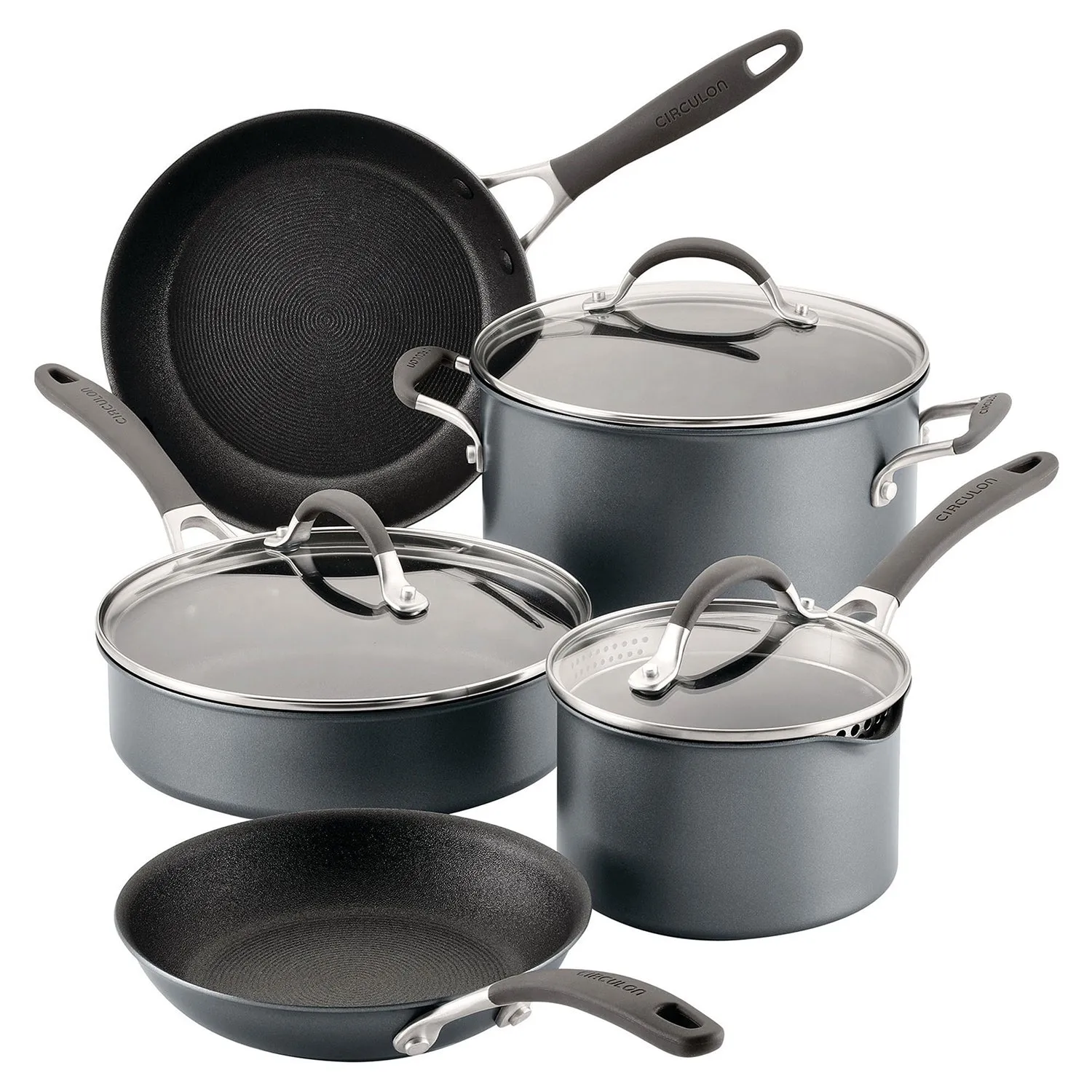 ScratchDefense 5 Piece Cookware Set