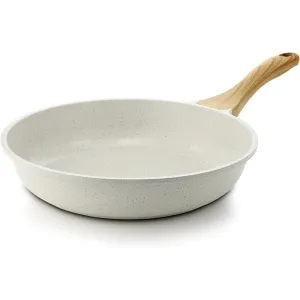SENSARTE Nonstick Frying Pan Skillet, Swiss Granite Coating Omelette Pan, Healthy Stone Cookware Chef's Pan, PFOA Free (8/9.5/10/11/12.5 Inch) (9.5 Inch)