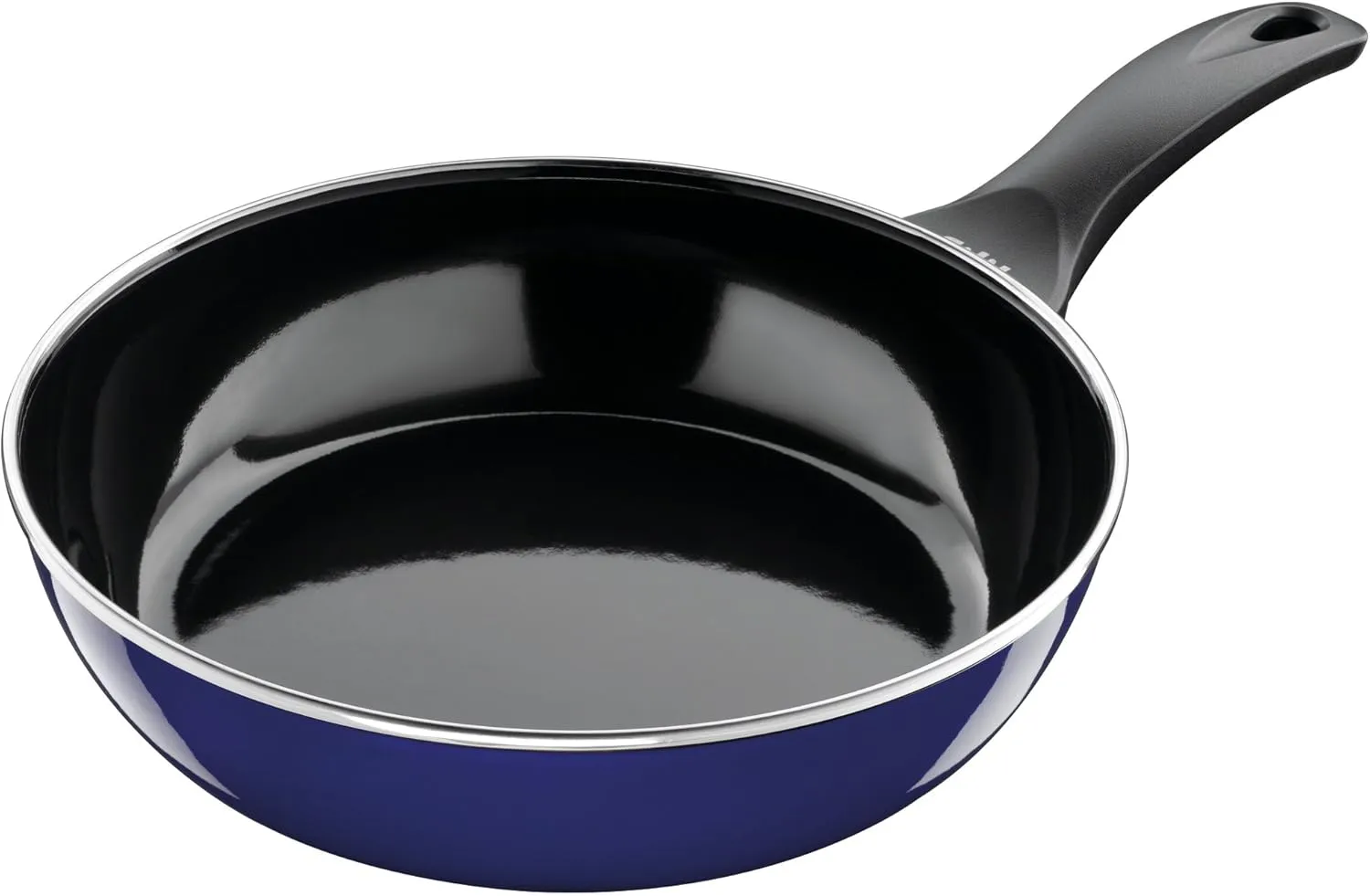 Silit Blaue Uncoated Emma with Flame Protection Silargan Functional Ceramic Frying Pan, 42 x 26 x 6 cm, Blue