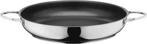 Silit Calabria Serving/Frying Pan Induction 32 cm Stainless Steel Coated Stainless Steel Handle Oven Safe for Gentle Roasting