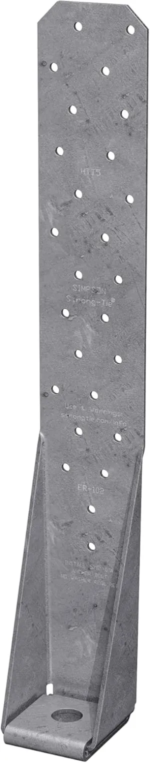 Simpson Strong-Tie HTT5 HTT 16-in. Heavy Tension Tie for 5/8-in. Anchor (Pack of 10)