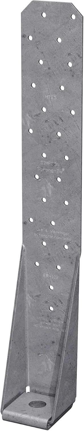 Simpson Strong-Tie HTT5 HTT 16-in. Heavy Tension Tie for 5/8-in. Anchor (Pack of 10)