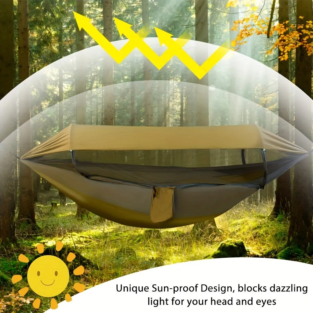 Sleeping Mosquito Outdoor Comfortable – Insect-Proof Double Hammock with Chic High-capacity and Net Camping