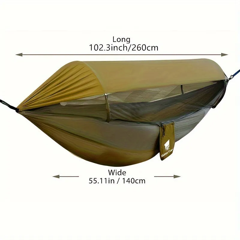 Sleeping Mosquito Outdoor Comfortable – Insect-Proof Double Hammock with Chic High-capacity and Net Camping