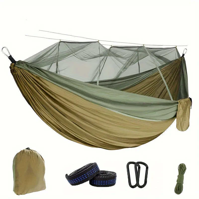 Sleeping Mosquito Outdoor Comfortable – Insect-Proof Double Hammock with Chic High-capacity and Net Camping