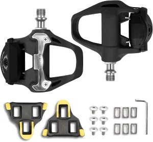SPD-SL Road Bike Pedals - Lightweight Clipless Pedals with 3-Bolt Cleats, Sealed Bearings & Nylon Composite | Shimano SPD SL Compatible