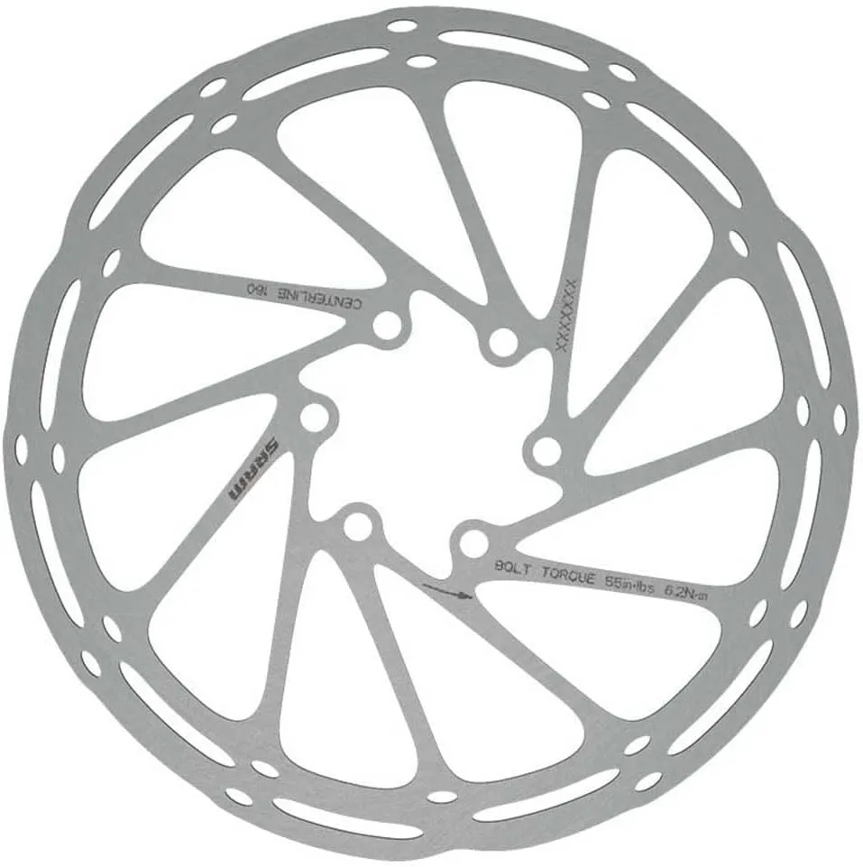 SRAM CenterLine Disc Brake Rotor - 203mm, 6-Bolt, Silver