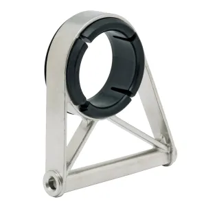Stainless bow ring with Polyamide Inner lining - for gennaker bowsprit dimension ø87/ø88/ø89 mm and integration in bow anchor fitting