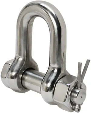 Stainless Steel 3/4" Marine Bolt Screw Pin Chain Shackle D Anchor 8000 LBS