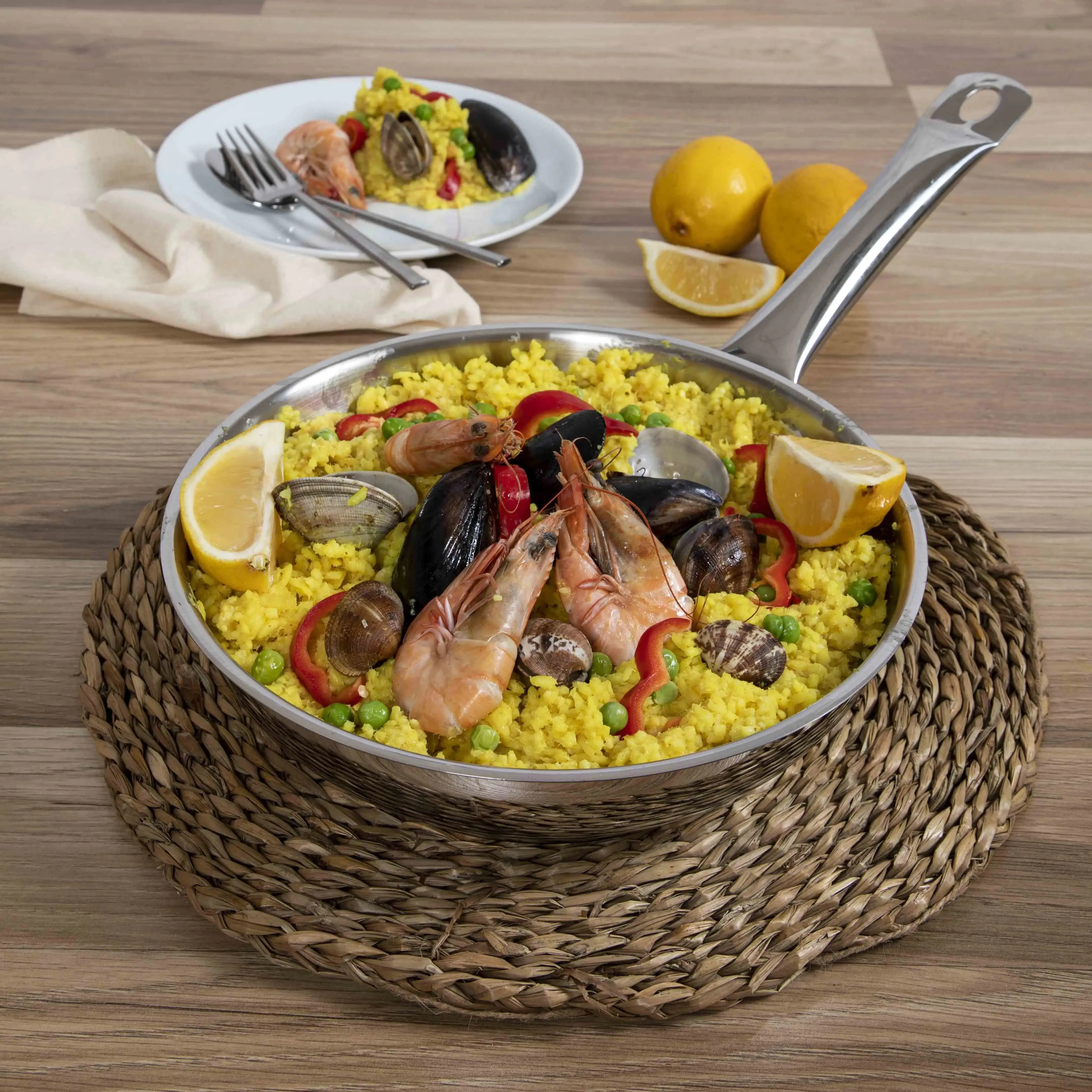 Stainless Steel Frying Pan