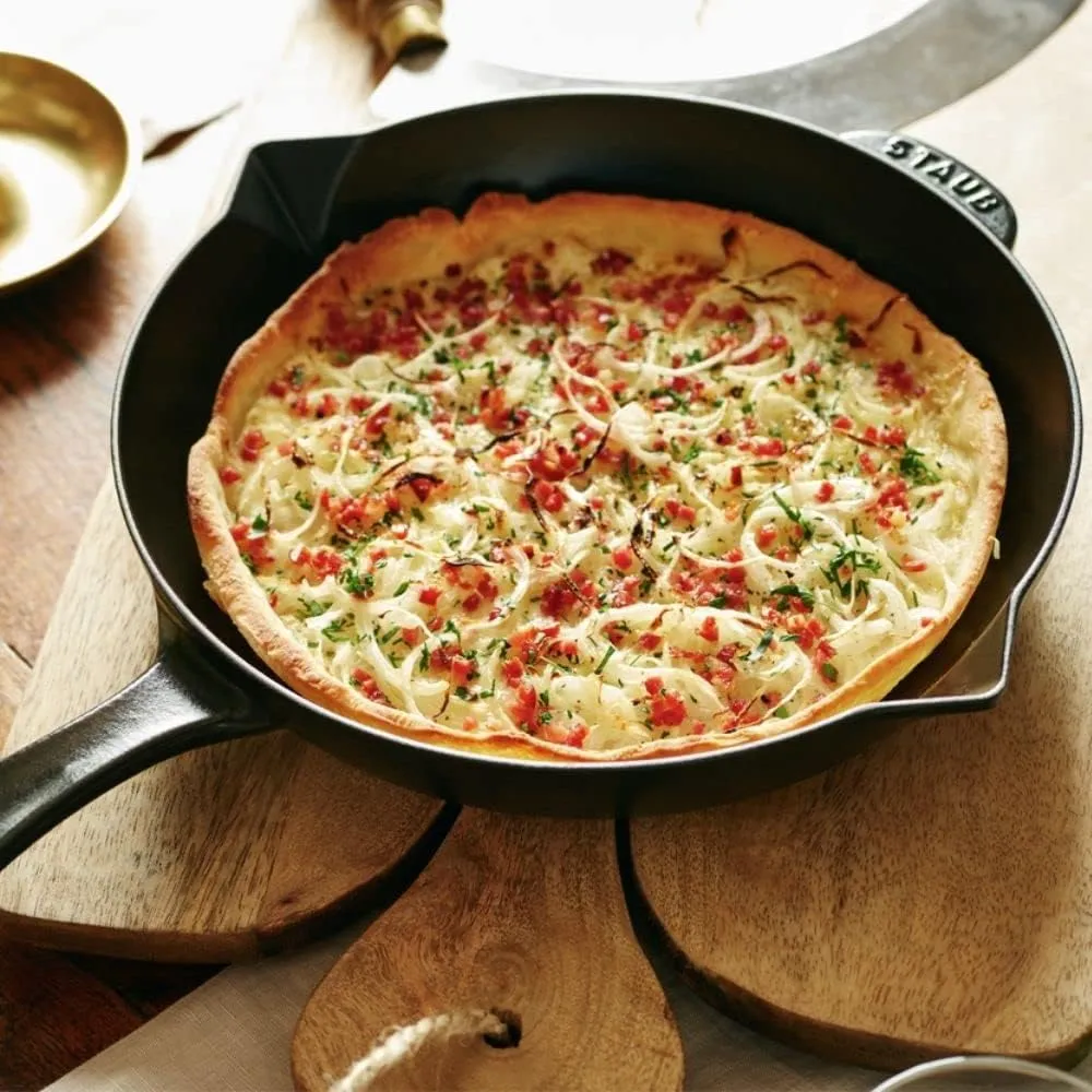 STAUB Cast Iron Fry Pan, Black, 25 cm