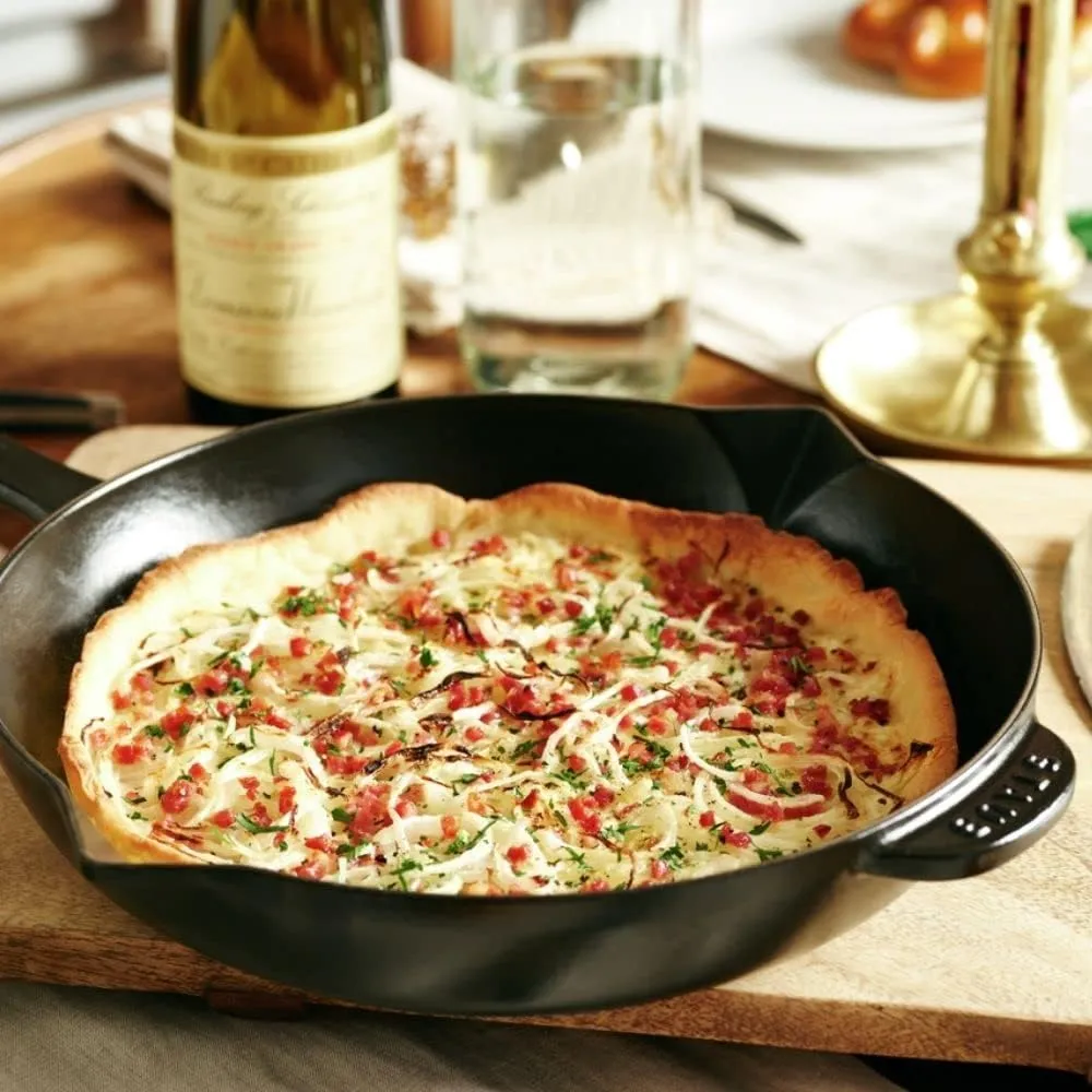 STAUB Cast Iron Fry Pan, Black, 25 cm