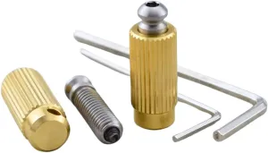 Steel and Brass Tremolo Bridge Studs & Anchors Bridge Posts Mounting Bolt Screw Inserts GE1996T 510TS for Gotoh FR Tremolo System (10mm For 510TS)