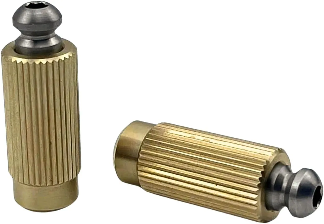 Steel and Brass Tremolo Bridge Studs & Anchors Bridge Posts Mounting Bolt Screw Inserts GE1996T 510TS for Gotoh FR Tremolo System (10mm For 510TS)