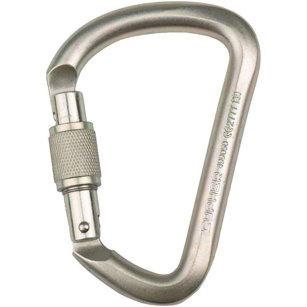 Steel G Series Large D Locking Carabiner - CYPHER