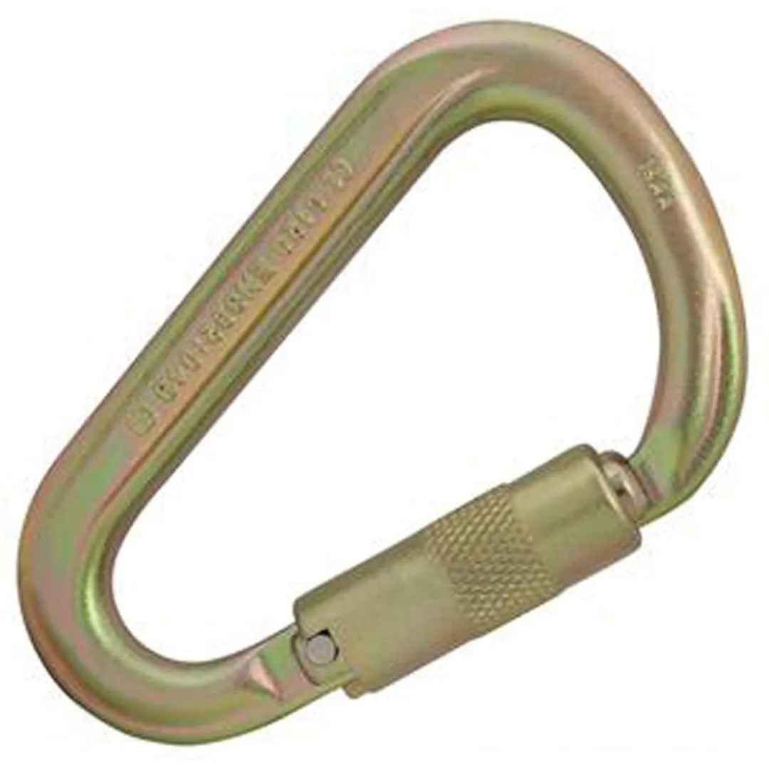 Super Safe Triple Action Steel HMS Carabiner