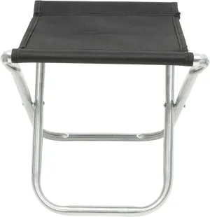 SUPVOX Retractable Folding Stool for Camping Portable Aluminum Chair 100kg Max Capacity Comfortable for Outdoor Terrace Garden