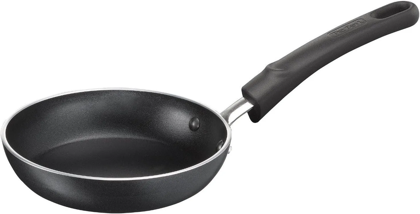 Tefal Ideal Mini One Egg Wonder Non-Stick Frying Pan, 12 cm, Non Induction, Black,Package May Vary