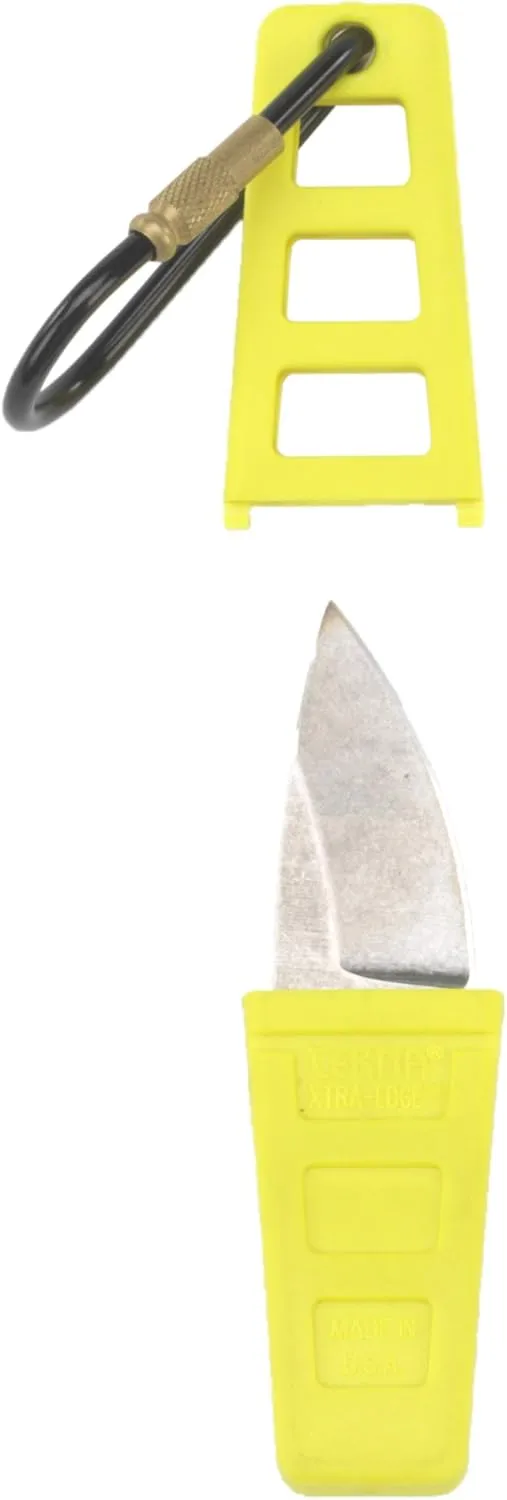 Tekna TEK-XE XTRA-EDGE 1-1/2-Inch Keyring Knife, Yellow