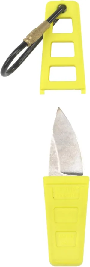 Tekna TEK-XE XTRA-EDGE 1-1/2-Inch Keyring Knife, Yellow