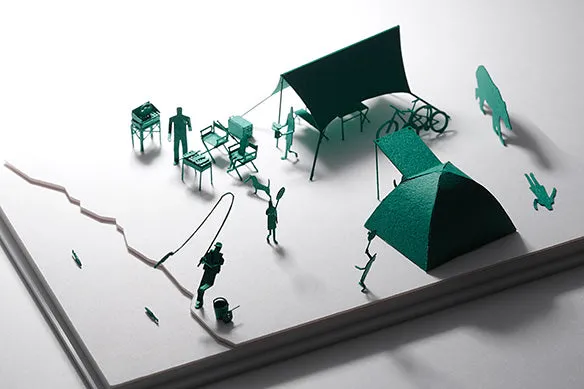 TERADA MOKEI No.32 Camp - Green