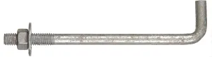 The Hillman Group 260290 1 1 1 1/2 x 12-Inch Anchor Bolt, 50-Pack