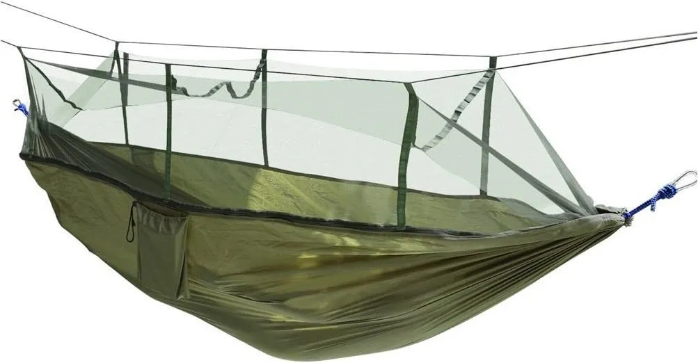 TOPIND Backpacking Hammock with Mosquito Net for Bug Free Hiking Backpacking Camping and Travel