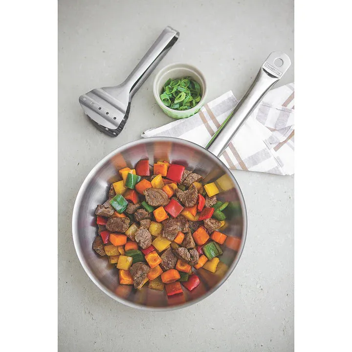 Tramontina Grano 2.9 L Shallow Stainless Steel Frying Pan - 30cms