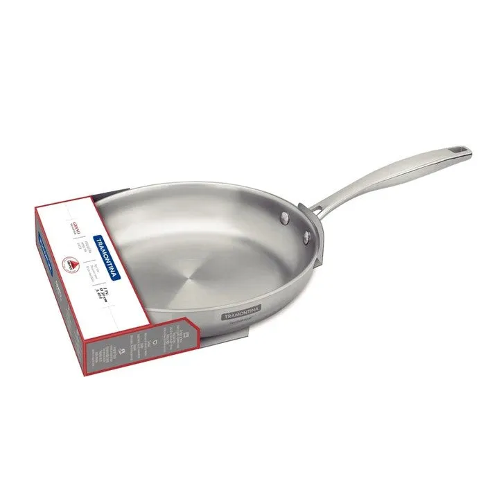 Tramontina Grano 3.4 Shallow Stainless Steel Frying Pan -  30cms