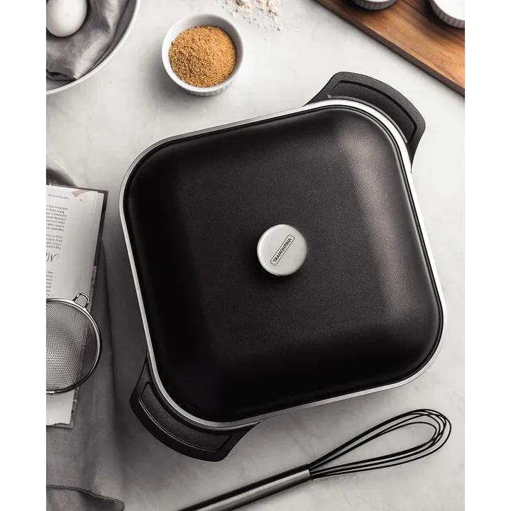 Tramontina Lyon Black Square Pot 5.5 Litres