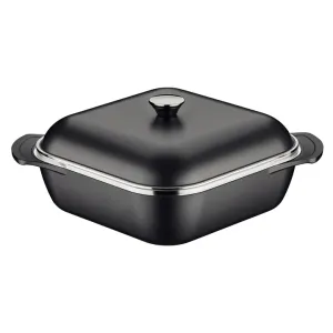 Tramontina Lyon Black Square Pot 5.5 Litres