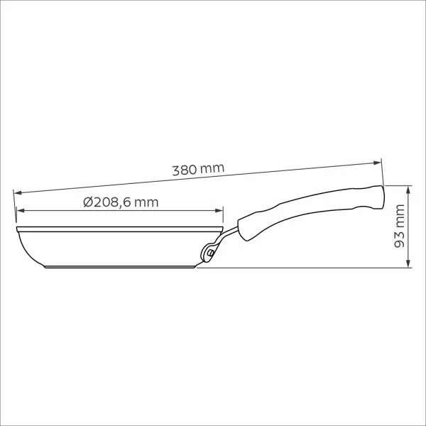Tramontina Professional Induction Aluminum Nonstick Frying Pan - 20cm