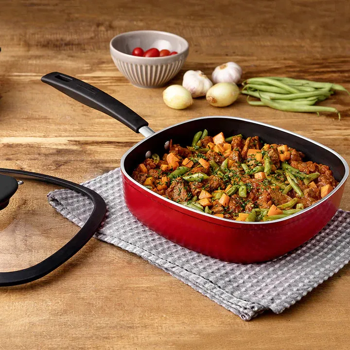 Tramontina Red Deep-Frying Pan 2.8 Litres
