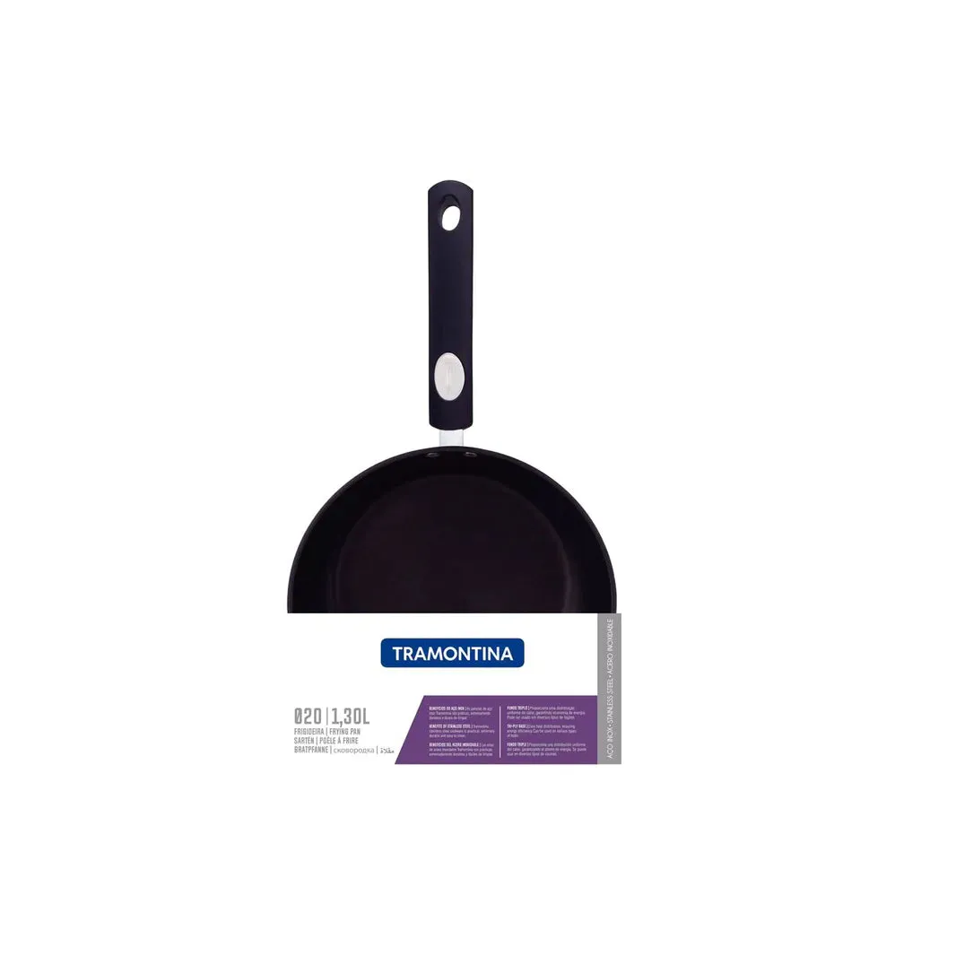 Tramontina Stainless-Steel Frying Pan 1.3 Litres