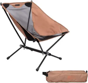Travel Ultralight Folding Chair Camping Chair Folding Moon Chair for Outdoor Hiking Fishing Chair