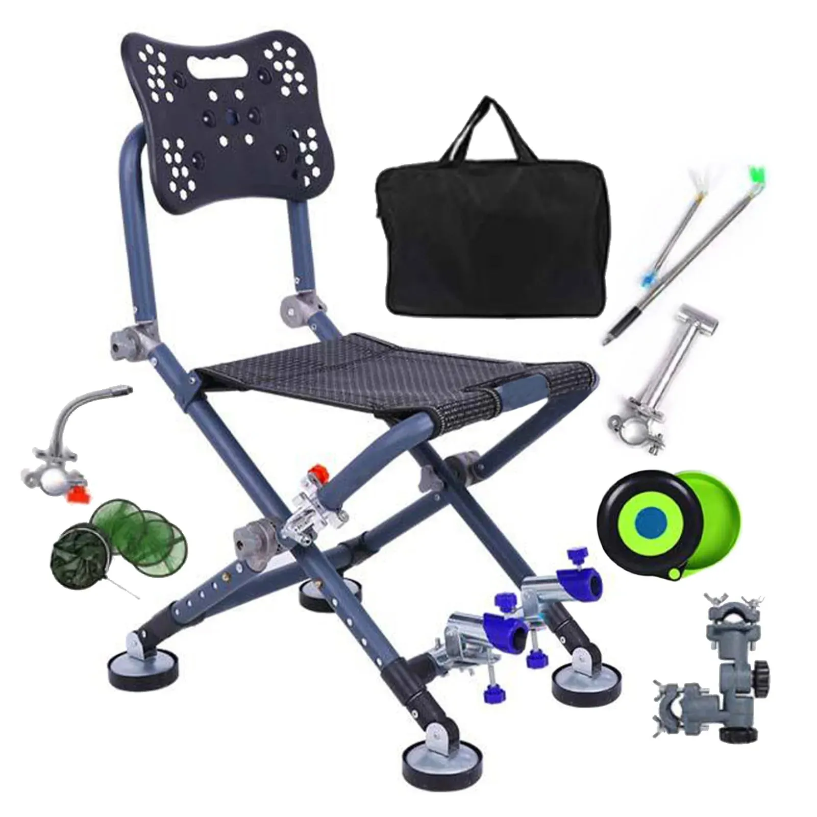 Travel Ultralight Folding Chair Superhard High Load Outdoor Camping Chair Portable Beach Hiking Picnic Seat Fishing Tool