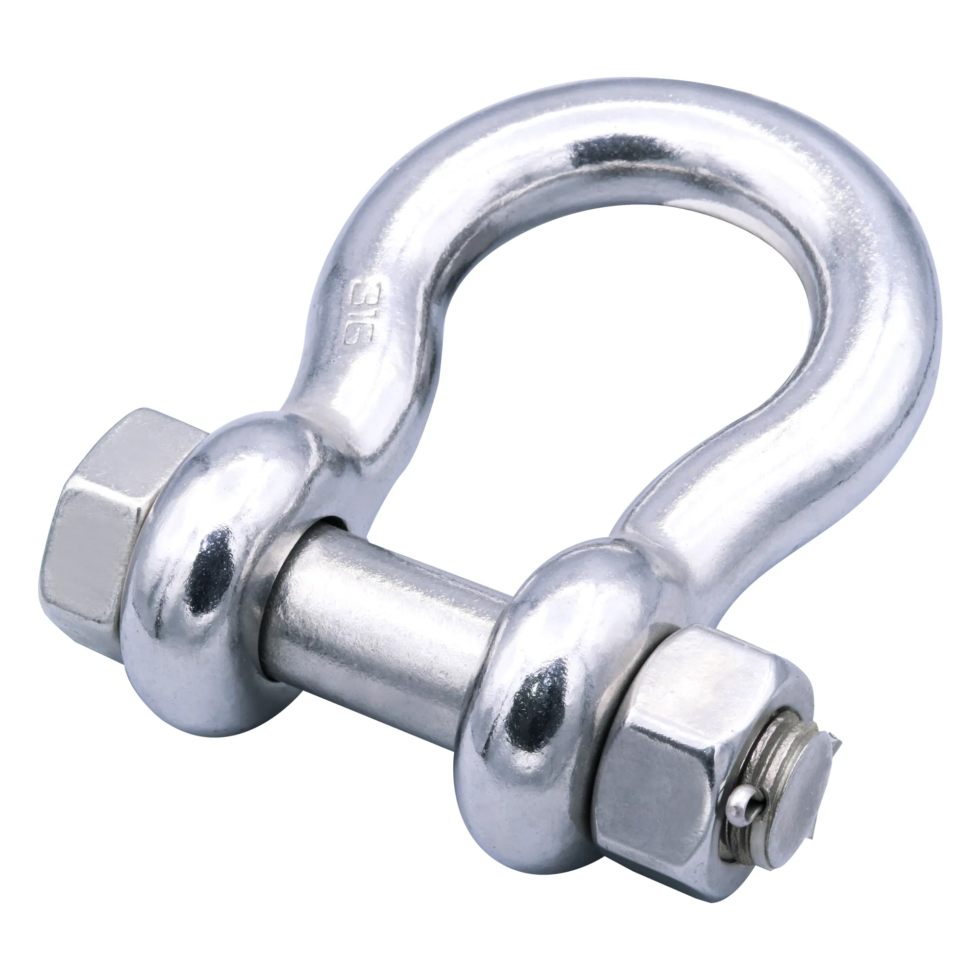 Type 316 Stainless Steel Bolt-Type Anchor Shackle