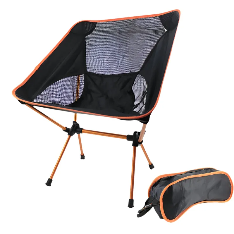 Ultralight Folding Moon Chair – Portable Beach, Fishing & Camping Seat
