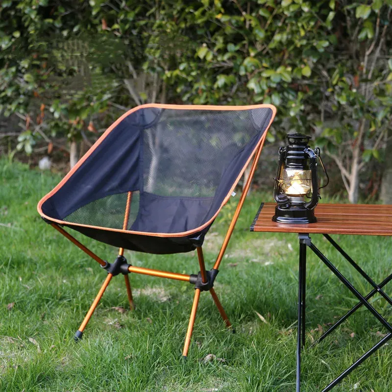 Ultralight Folding Moon Chair – Portable Beach, Fishing & Camping Seat