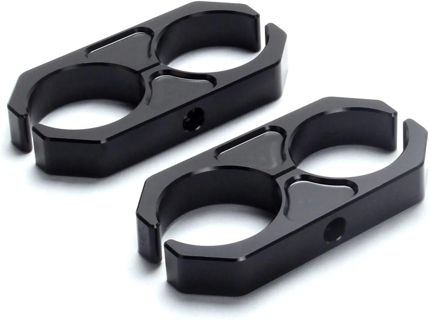 Universal Billet T6 Aluminum Suspensions Coilover Reservoir Brackets for 25-237429 B8 5160 Shock Absorber