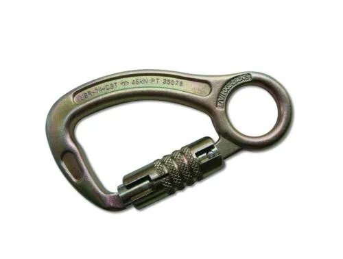 US Rigging Supply USR14S ProClimb Steel Carabiner w/ Captive Eye