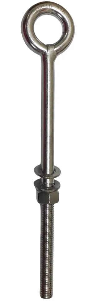 US STAINLESS Stainless Steel 316 Eye Bolt 1/2" x 10" UNC Short Thread Marine Grade