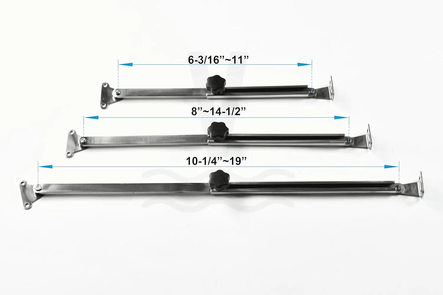 Vinland Marine Stay Adjuster Length 6.2”~19.1" 304 Stainless Steel, Hatch Support Stay, Marine Yacht, RV Hatch Holder, Boat Hatch Lids, Boat Window, Marine Porthole Windows, Boat Hatch Cover
