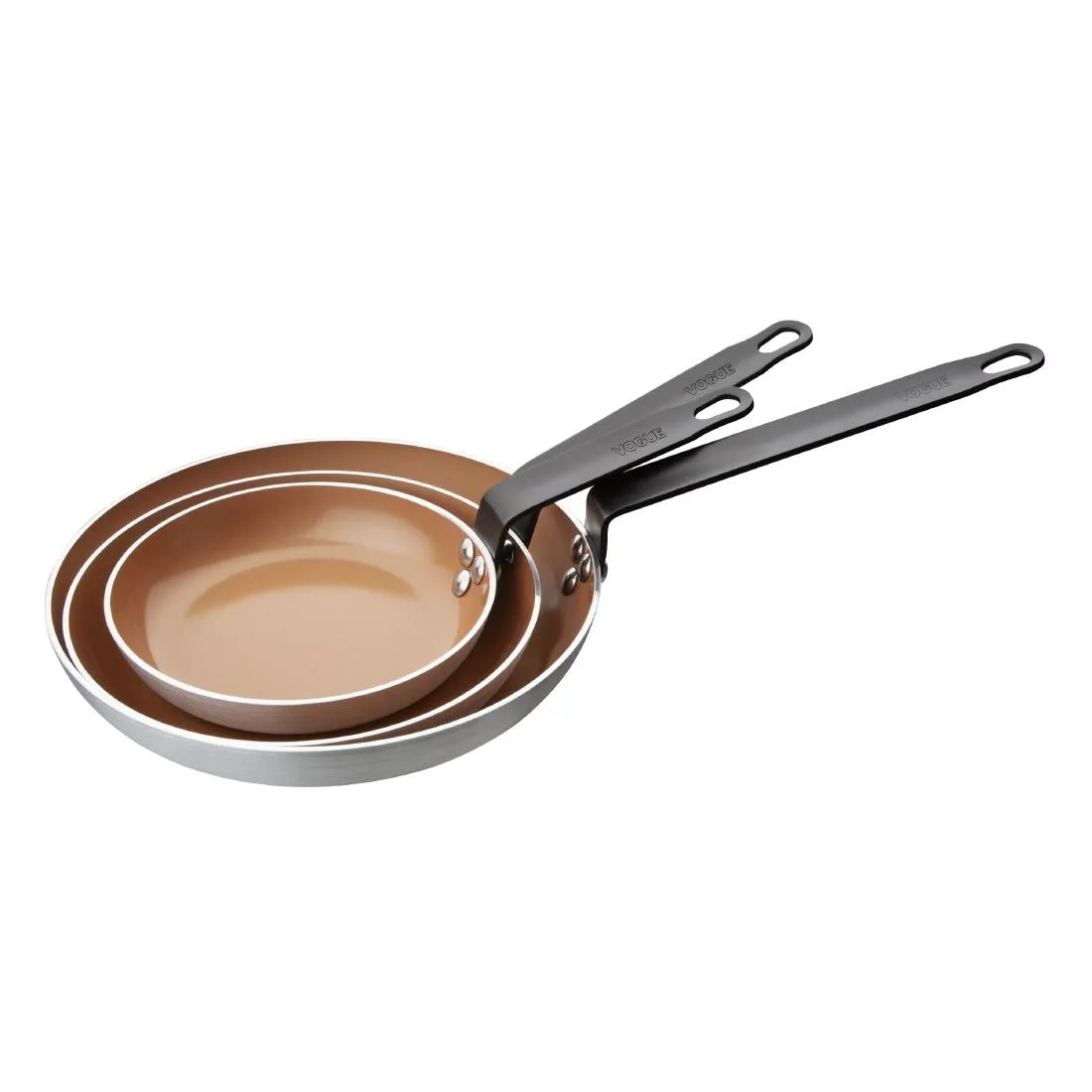 Vogue Aluminium Non-Stick Ceramic Coated Frying Pan 20cm