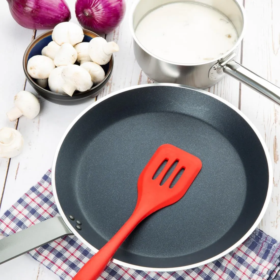 Vogue Platinum Plus Anodised Aluminium Non-Stick Teflon Crepe Pan 30cm