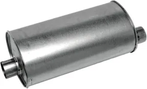 Walker Quiet-Flow SS 21047 Direct Fit Exhaust Muffler 2.5" Inlet (ID) 2.5" Outlet (ID) for Dodge Ram 1500