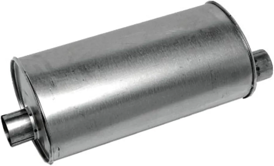 Walker Quiet-Flow SS 21047 Direct Fit Exhaust Muffler 2.5" Inlet (ID) 2.5" Outlet (ID) for Dodge Ram 1500