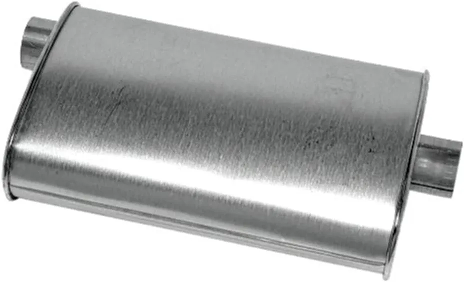 Walker Quiet-Flow SS 21200 Direct Fit Exhaust Muffler 2.25" Inlet (ID) 2.25" Outlet (ID) for Jeep Wrangler